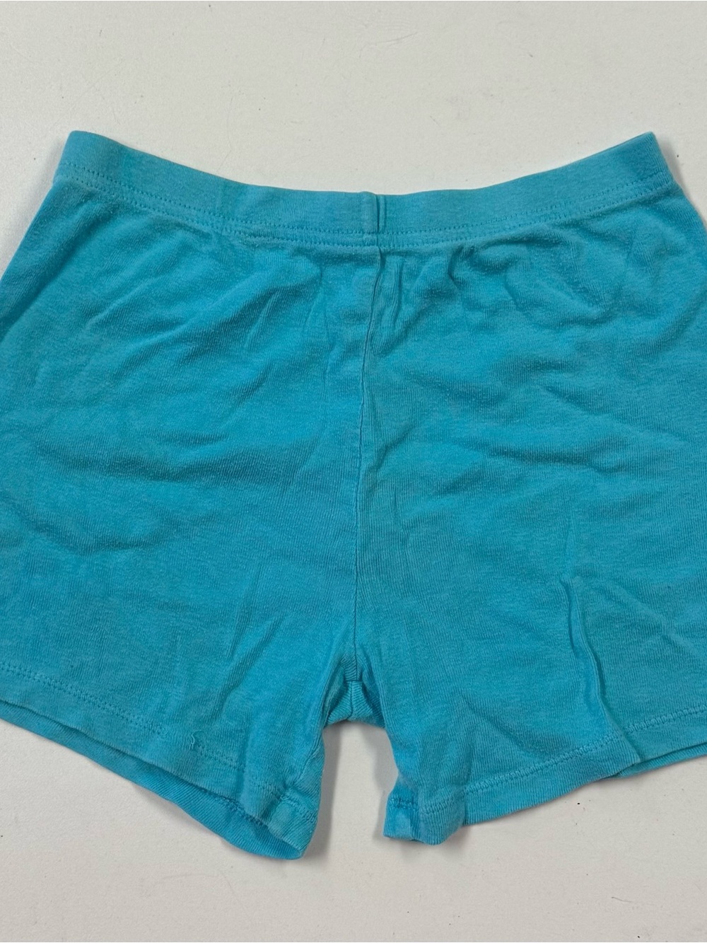 Kids Teal Elastic-Waist Pull-On Shorts